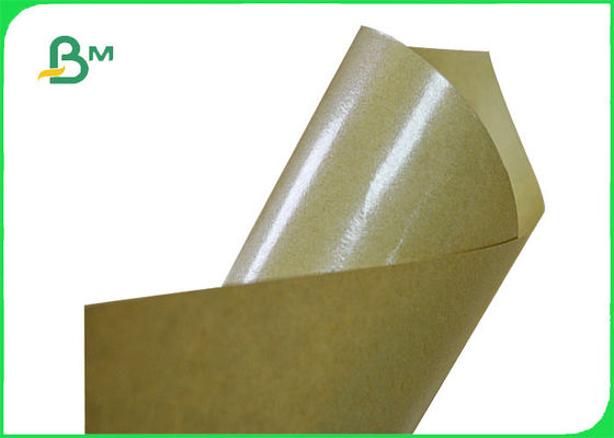 70gsm beschichtetes Brown Kraftpapier 80gsm + 10g PET für die Imbiss-Tasche wasserdicht