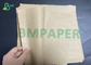 40Gsm 37mm x 3000m gebleichtes Kraftpapier-Massen-Papier für Brown-Verpacken