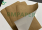 Waschbares Kraftpapier, eine Seite braun, eine Seite weiß, kundenspezifische Rolle 0,3 mm 0,6 mm