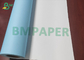 Einseitige blaue Farbpapierrollentechnik-Papier-Rollenplan