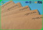 Holzschliff-Brown-Kraftliner-Papier 100% 35 G/M - 100gsm für Papiertüte-freie Proben