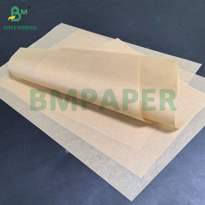 40 g Silikon überzogenes Backpapier Natürliches Kraft-Deli-Fettpapier