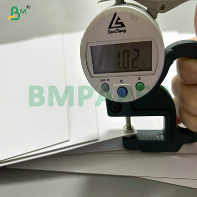 1.2mm 1,5mm 2 Seitenbeschichtete weiße Laminatkarton für Kosmetikverpackungskisten 70x100cm