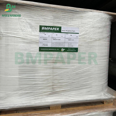 24gm weißes und farbiges Papier für Trinkhalm Einzelverpackung 25,5 mm 32 mm Rollen