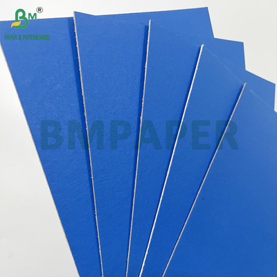 Glatte gute starre 1,2 mm 1,5 mm blau lackierte Pappe mit grauer Rückseite