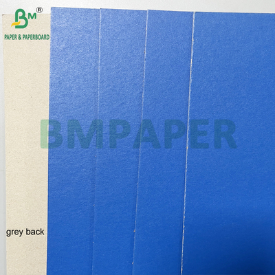 Glatte gute starre 1,2 mm 1,5 mm blau lackierte Pappe mit grauer Rückseite