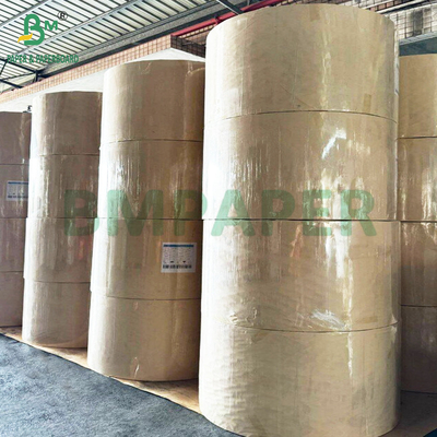 500 mm Hohe Festigkeit 70 90 GSM Braun reines Kraftpapier Rollen Paketverpackung