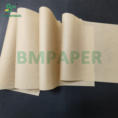 35 gm 40 gm Braun fettfeste Sandwich Verpackungspapier für Lebensmittelkorb 700 mm