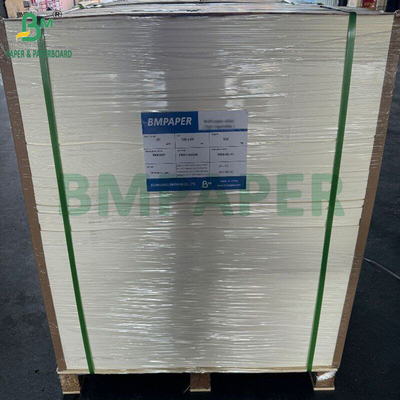 58 gm 60 gm LWC Leichtgewicht Beschichtete weiße Papierblätter Form Zwei Seiten Glanz