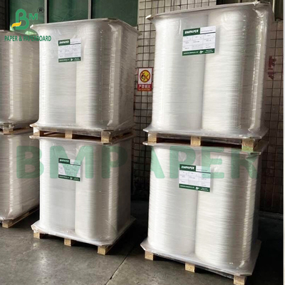 Bio-Strahpapier 28 gm 32 mm x 6000 m Rollen Weiße Farbe