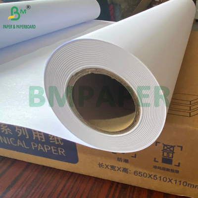 20 lb Breitformatpapier für CAD-Zeichnung 36 Zoll x 150 Fuß 2' Kern Hochweiß