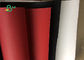 Rotes Laminatied u. beschichtete waschbare Stärke des Kraftpapier-0.5mm 0.7mm 0.8mm