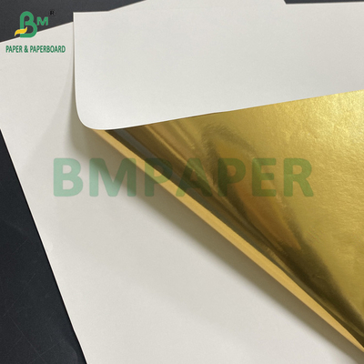70 g Metallisiertes Bieretikett Papier Aluminium überzogen 1 Seite Weiß Rückseite