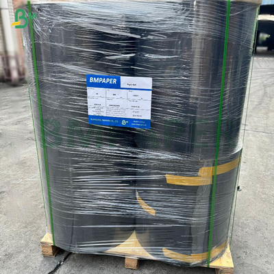 60 g Strohpapier Rotstreifen, schwarz, mit Oberfläche 600 mm 620 mm