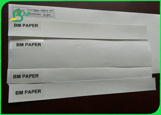 Unbeschichtete Nahrungsmittelgrad-Papier-Rolle/24 - Packpapier des Trinkhalm-35GSM in der weißen Farbe