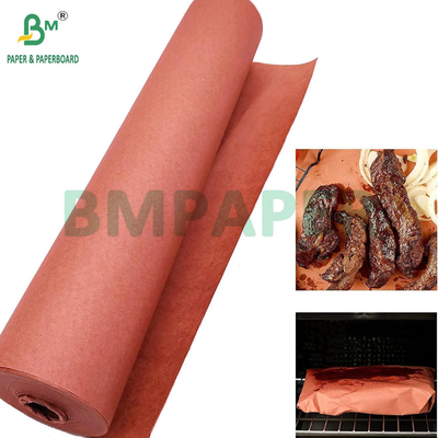60gm rosa ungewachste Schlachter-BBQ-Papierrolle zum Rauchen von Fleisch 18' x 175 Fuß