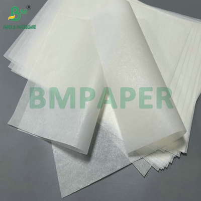 280 mm Breite Weißes fettfeste Backpapier Silizium 41 gr Für Backkuchen