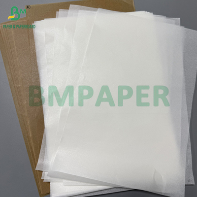 40 g Silicone überzogenes Backpapier Rollen Blätter Weißbraun Farbe
