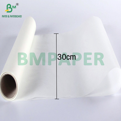 40 g weißes Backpapier Rollen Breite 30 cm 12 Zoll Pergamentpapier