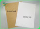 Weißes Kraftliner-Papier/eine Seite beschichtete Kunstdruckpapier für Nahrungsmittelverpackung