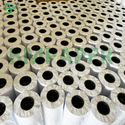 Weißes Plotterpapier glatte A0 A1 A2 Größe Rollen unbeschichtetes Bondpapier