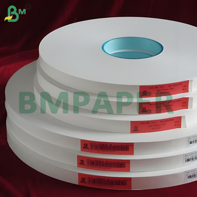 22-53 mm Weißes Lebensmittelsicher Stroh Verpackung Kraftpapier Rollen druckbar