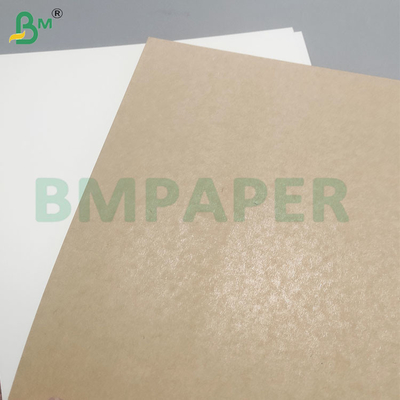 190 gm+15 gm PE-beschichtete, wasserdichte, braune Papierblätter für Tassen