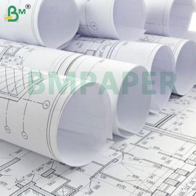 BMPAPER Großformatpapier 24" x 500" Rolls Bond Engineering 20lb 3" Kern