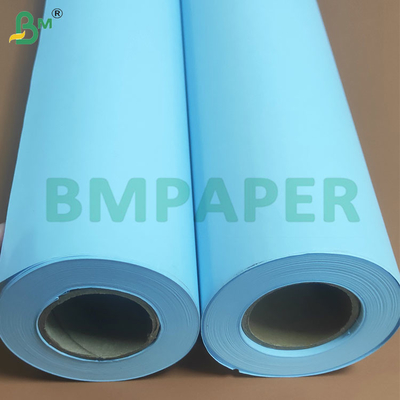 20 lb Maschinenbau Doppelseitig Blauer Plotter Papier Rollen 610mm X 100m