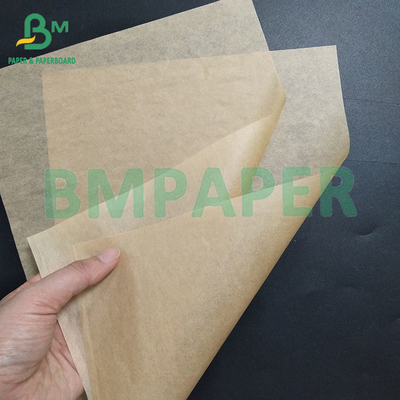 40gm braunes Kraftpapier, fettfeste Hamburger- und Sandwichpapier