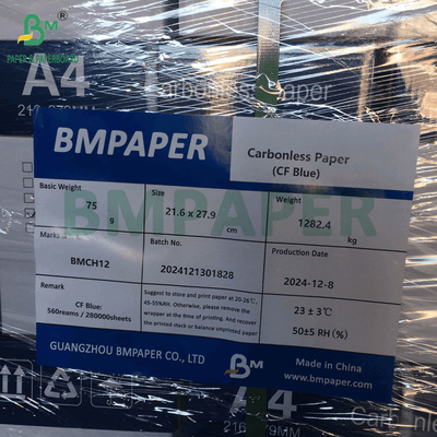 Weißes Kanarienpinkes digitales NCR-Papier 20# für 2 - 5 Teile Kohlenstofflose Formen