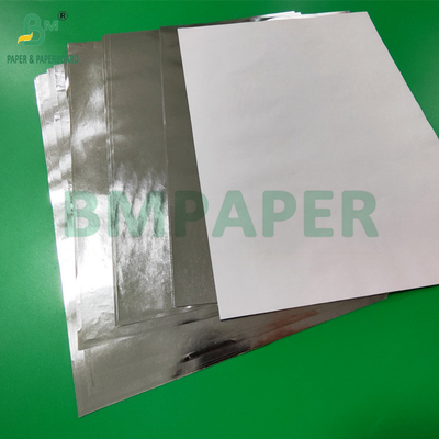 70gm Metallisiertes Gold Silber Feuchtfestigkeitspapier für Bieretiketten 70 x 100cm
