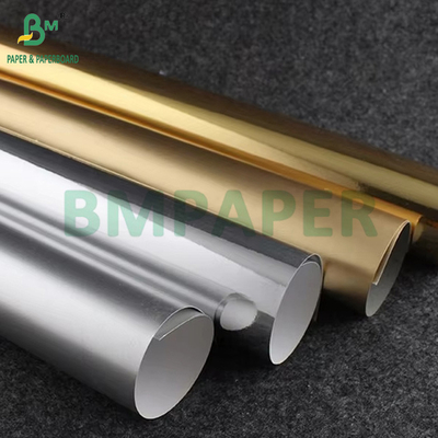 70gm Metallisiertes Gold Silber Feuchtfestigkeitspapier für Bieretiketten 70 x 100cm