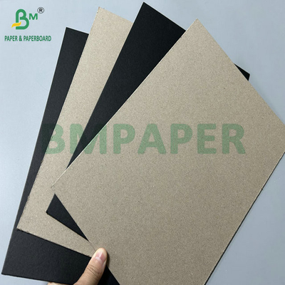 2 mm 3 mm Laminate Schwarzes Pappe Grauer Rücken für starre Verpackungskiste 950 x 1300 mm