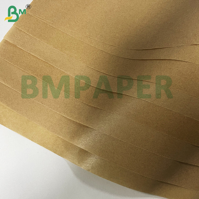 50g 60g Weiß/braunes Lebensmittelsicheres Hochglanz MG Kraftpapier für Geschenk- und Lebensmittelverpackungen