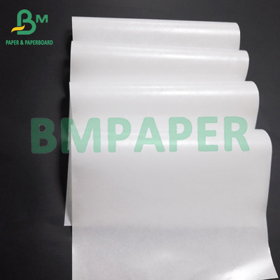 30GSM 50GSM 15PE Glanzfarbener weißer Kraftpapier Lebensmittelbeutel