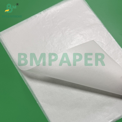 Weißes doppelseitiges Silikonpapier 40 gm 60-150 cm wasserdichtes Fettdichtes Papier
