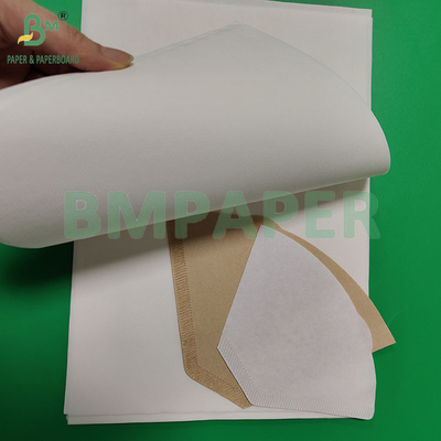 50 gm Holzzzellstoff, gebleicht und nicht gebleicht, Kaffeefilterpapier 328 mm