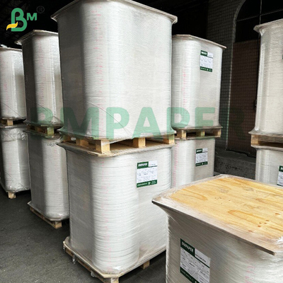 28 g White Straw Wrapping Paper 38 mm / 44 mm für einzeln verpackte Restaurantstrohhalme