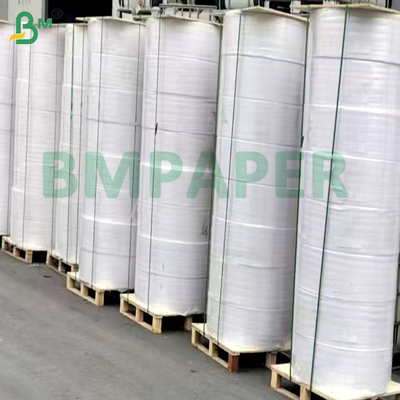 60gm Gelb / Grün / Rosa Kohlenstofffreies Kopierpapier CB / CFB / CF Rollen 20lb mit schwarzem Bild