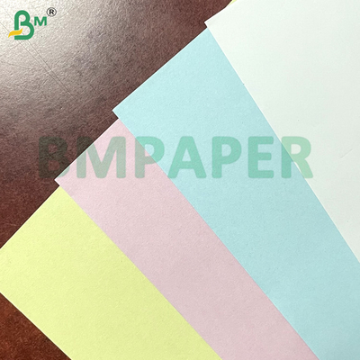 55gm Weiß / Blau Blank Image Kohlenstofffreies Papier Rollen & Blätter für den Quittendruck NCR CB / CF / CFB