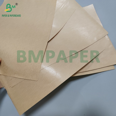 60 gm Unbleached Brown MG Ribbed Kraftpapier für Trägertüten 762 mm x 300 m