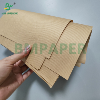 60 gm Unbleached Brown MG Ribbed Kraftpapier für Trägertüten 762 mm x 300 m