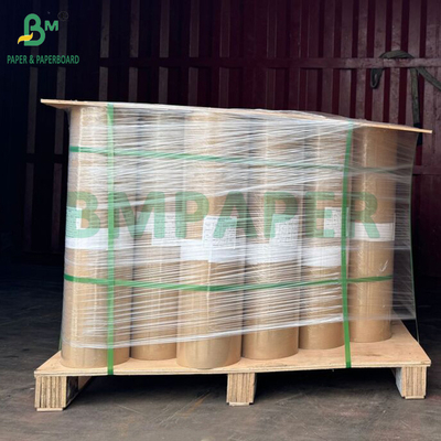 60 gm Unbleached Brown MG Ribbed Kraftpapier für Trägertüten 762 mm x 300 m
