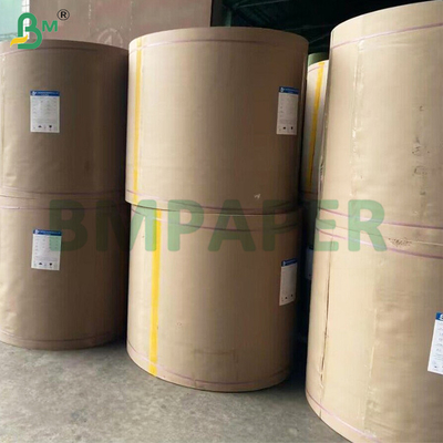 Recycelte 70 g/m² 85 g/m² einseitig metallisierte silberne Kraftpapierrolle