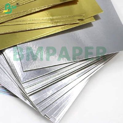 240gm Metallisch Glanz Silber Gold Farbe Metallisiertes Papier Für VIP-Karten Zertifikate Elektronik Verpackung
