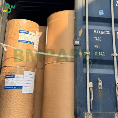55gm BPA-freies Thermalcoating Papier Jumbo Roll Natur / Hochweiß 790mm 860mm