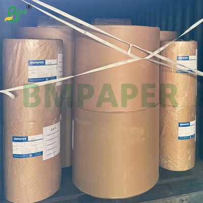 55gm BPA-freies Thermalcoating Papier Jumbo Roll Natur / Hochweiß 790mm 860mm