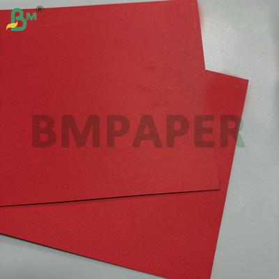 120 g/m² - 400 g/m² beidseitig glänzender roter Karton für hochwertige Verpackungen