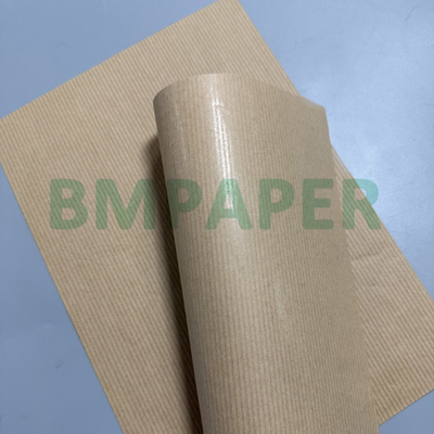 60g Maschinenglas 1 Seiten abgestrichenes braunes Kraftpapier für Taschen